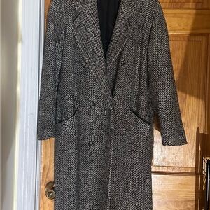 Classic Women's Herringbone Trench Coat